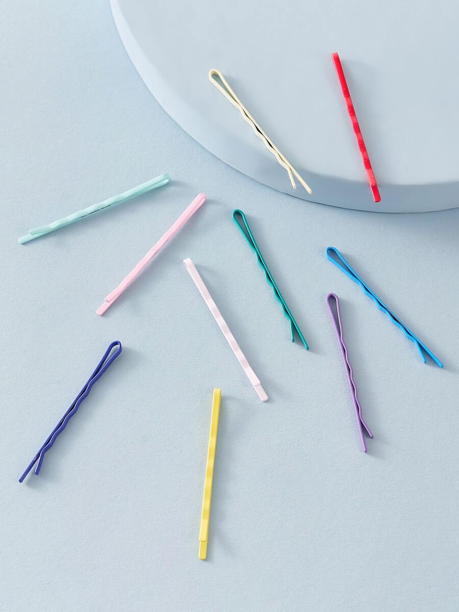 10pcs Solid Bobby Pin