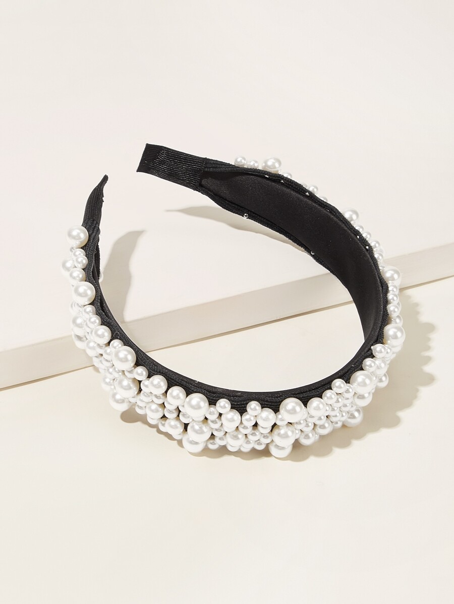 Faux Pearl Design Headband